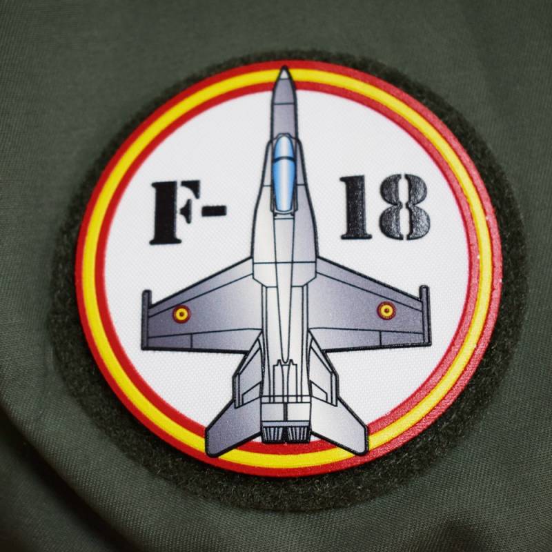  Imagen de Parche Nylon 3D F-18 por Estrella Militar