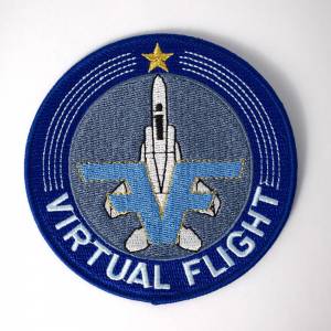 Parche bordado Virtual Flight