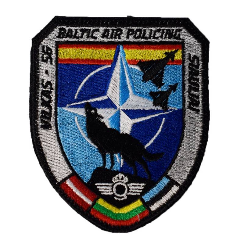  Imagen de Parche Bordado Baltic Air Policing por Estrella Militar