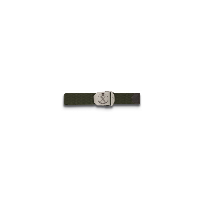  Imagen de Cinturon verde hebilla metalica G. Civil por Estrella Militar