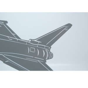  Imagen de Maqueta Avión Eurofighter Acero cortada a láser por Estrella Militar