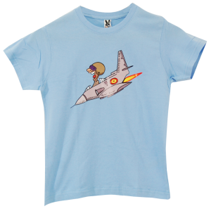 Camiseta de niño angry pilot