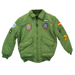  Imagen de Cazadora de piloto para niño verde por Estrella Militar