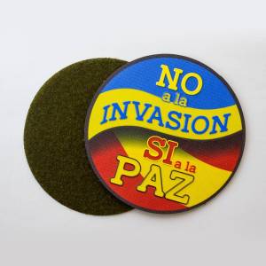  Imagen de Parche nylon 3D NO a la INVASIÓN SI a la PAZ por Estrella Militar