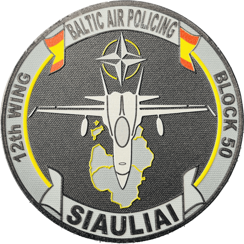  Imagen de Parche Nylon 3D Policia Aérea del Báltico por Estrella Militar