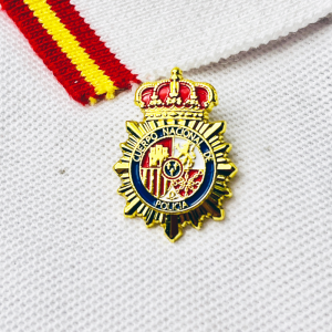  Imagen de Pin Escudo de la Policía Nacional por Estrella Militar