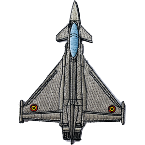  Imagen de Parche Bordado Avión Eurofighter Typhoon por Estrella Militar