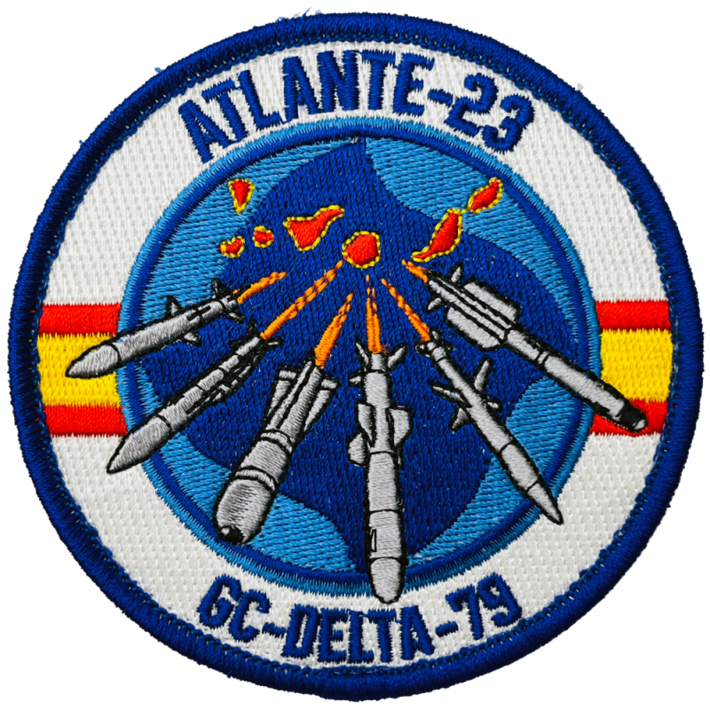  Imagen de Parche bordado Atlante-23 por Estrella Militar
