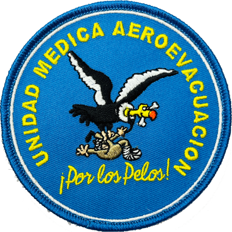  Imagen de Parche bordado Unidad Medica de Aeroevacuacion por Estrella Militar