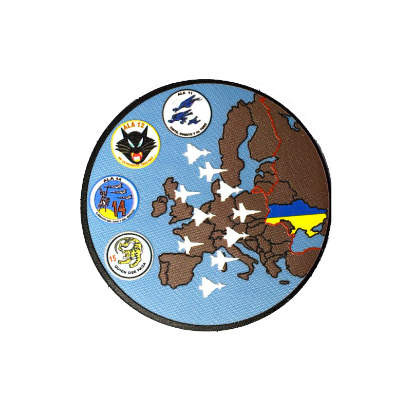  Imagen de Parche Nylon 3D Ucrania Color por Estrella Militar