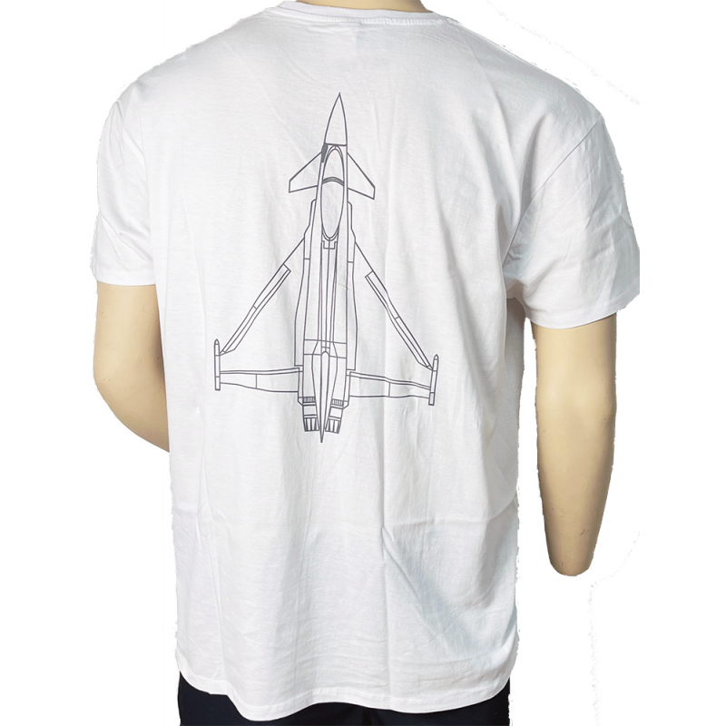  Imagen de Camiseta Algodón Eurofighter Blanco por Estrella Militar