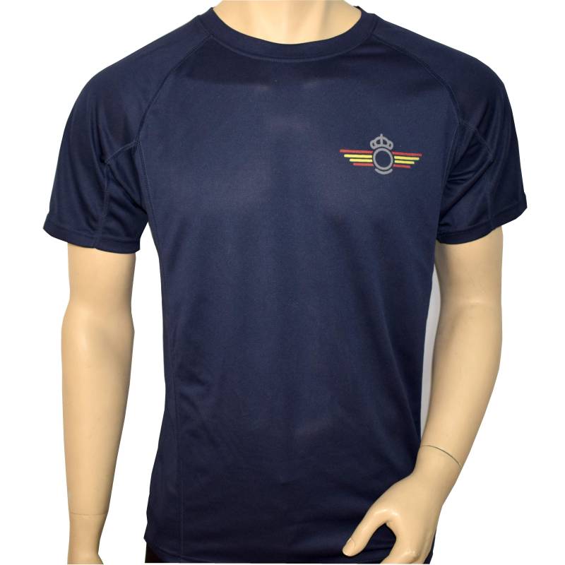  Imagen de Camiseta Técnica azul con rokiski España por Estrella Militar
