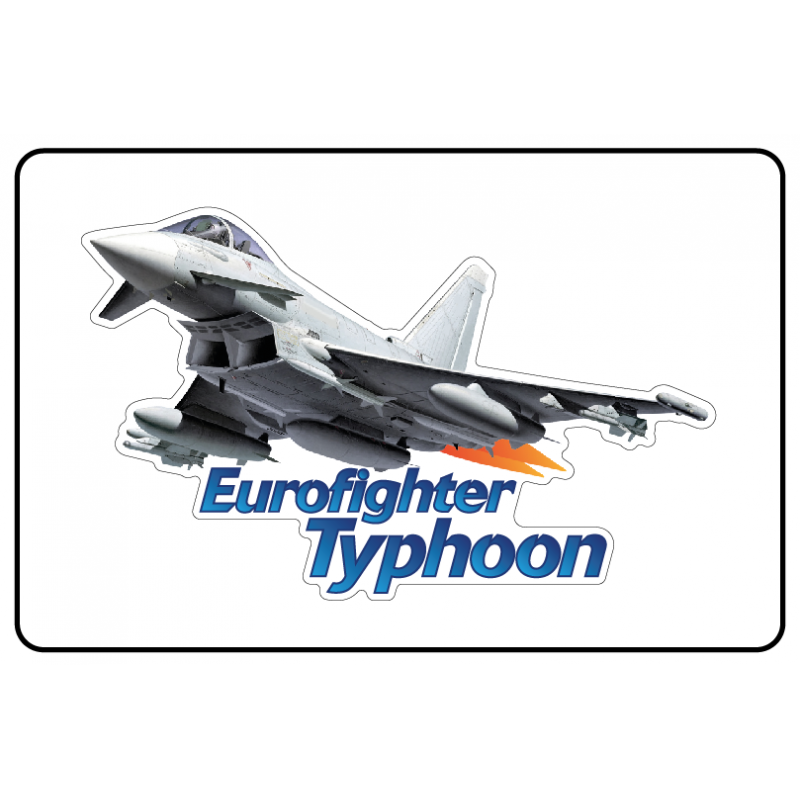  Imagen de Adhesivo Avión Eurofighter Typhoon por Estrella Militar