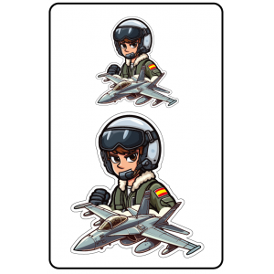  Imagen de Adhesivos chico piloto por Estrella Militar