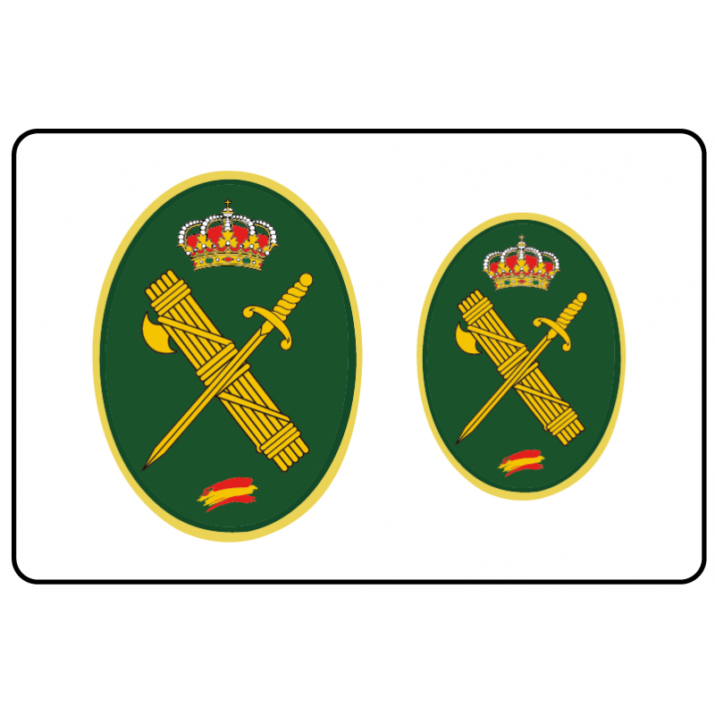  Imagen de Adhesivos Escudo Guardia Civil por Estrella Militar