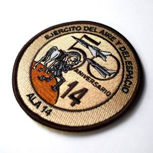  Imagen de Parche bordado Ala 14 50 aniversario Árido por Estrella Militar