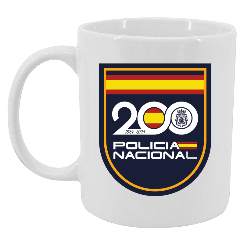  Imagen de Taza con escudo del 200º aniversario de la Policía Nacional por Estrella Militar