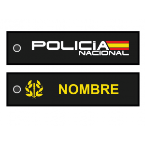  Imagen de Llavero de sublimación personalizado de la Policía Nacional por Estrella Militar