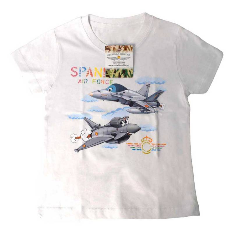  Imagen de Camiseta de niño aviones por Estrella Militar