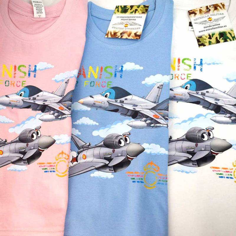  Imagen de Camiseta de niño aviones por Estrella Militar